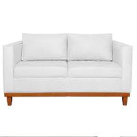 Sofá 2 E 3 Lugares Europa 180 Cm Estilo Conforto E Elegância Suede - Amarena Móveis Branco