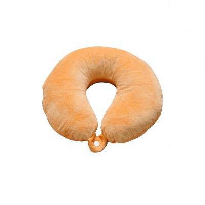 Almofada De Pescoço Para Viagem Ergonômica | Conforto Máximo Para Avião, Carro E ônibus - Laranja