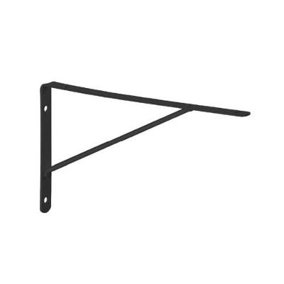 Cantoneira Mão Francesa Leve 50cm em Aço Preto Reforçado Suporta 45kg Multivisão