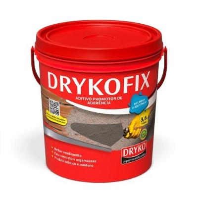 Aditivo Adesivo Drykofix Galão 3,6L para Reformas Construções e Manutenções Dryko