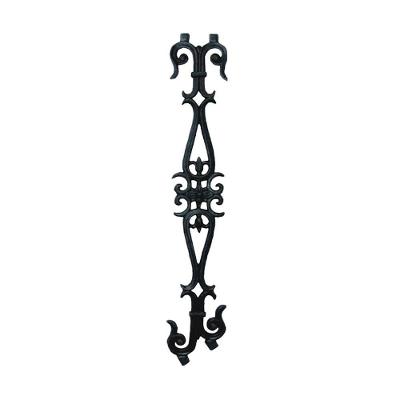 Grade de Ferro Fundido Flor de Liz 1-2 Inclinada 83x15cm Decorativa Fundição Unicláudio
