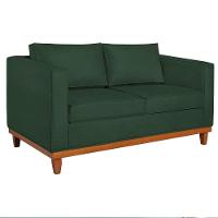 Sofá 2 E 3 Lugares Europa 180 Cm Estilo Conforto E Elegância Linho - Amarena Móveis Verde - 7