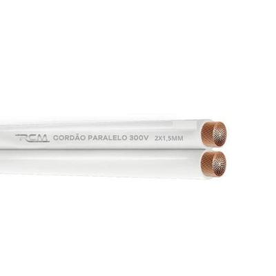 Fio Paralelo 300V 2x1,5mm para Iluminação e Tomadas Branco RCM Cabos Elétricos