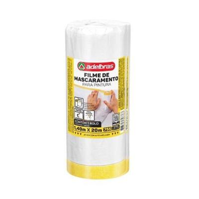 Filme de Mascaramento para Pintura 1,40x20m 755 para Acabamento sem Manchas em Ambientes Limpos
