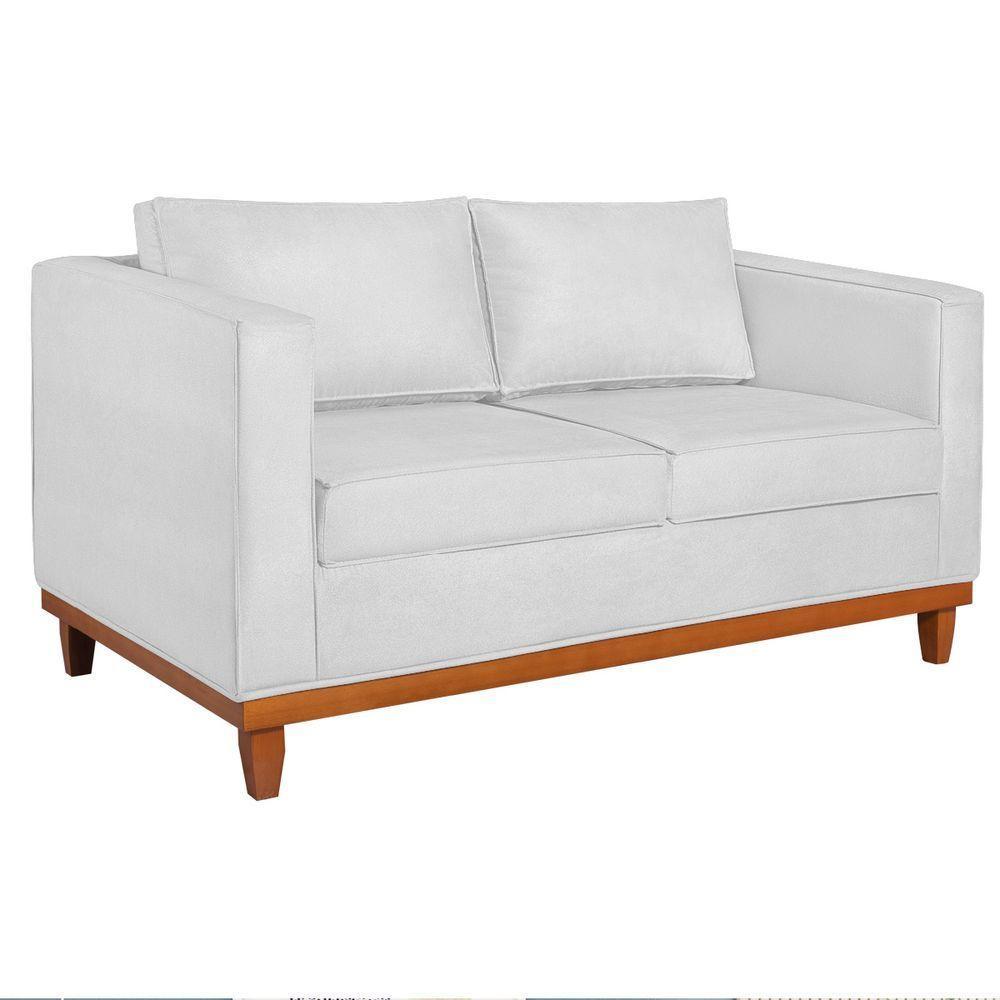 Sofá 2 E 3 Lugares Europa 180 Cm Estilo Conforto E Elegância Corano - Amarena Móveis Branco - 8