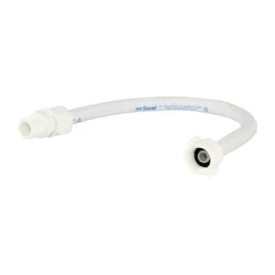 Engate Flexível Branco 100cm para Encanamento e Irrigação em PVC Socel