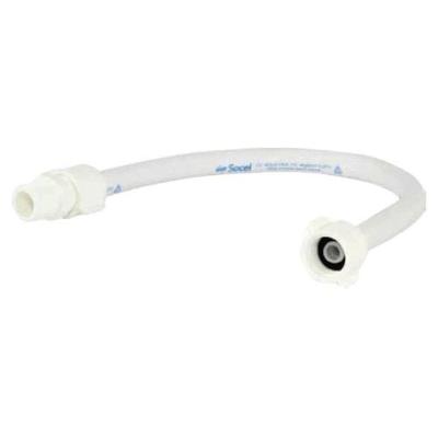 Engate Flexível Branco 40cm para Água e Gás em PVC Flexível para Encanamento Socel