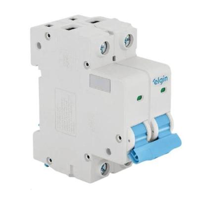Disjuntor Bipolar 6K 2 X 63A para Proteção Contra Curto Circuito e Sobrecarga Elgin