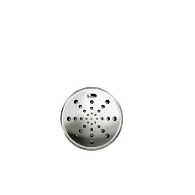 Grelha para Drenagem Inox Redonda 100mm com Duas Entradas e Tubo Extensivo Branco Ajustável Pádova