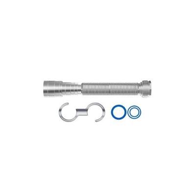 Sifão Cromado 72cm com Canopla para Único Ponto de Saída com Ajuste de Comprimento Pádova