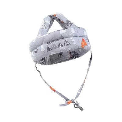 Capacete Protetor Infantil Segurança Ajustável para Proteção da Cabeça do Bebê Cinza GXM