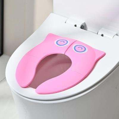 Assento Sanitário Infantil Dobrável Redutor Antiderrapante Rosa Kloof