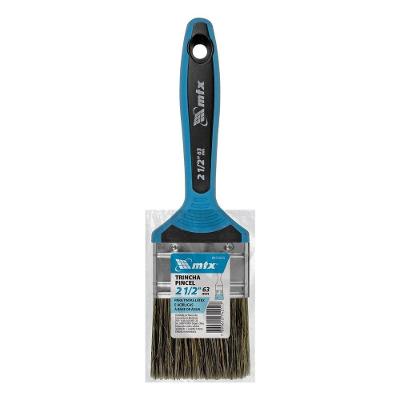 Trincha 2 1-2" para Pintura com Cerdas Mistas para Tintas Látex e Acrílicas Vermelho Mtx