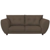 Sofá 2 Lugares Tulipa Suede - Amarena Móveis Marrom