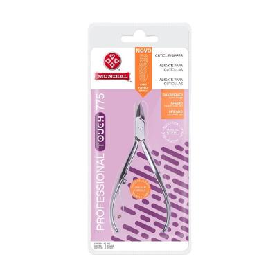 Alicate para Cutícula 775 Professional Touch Leve com Cabo Antideslizante Inox Mundial