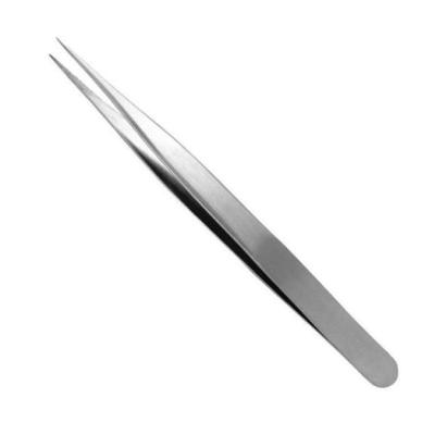 Pinça para Extensão de Cílios Curva Inox para Procedimentos Estéticos Inox OEM