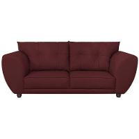 Sofá 2 Lugares Tulipa Suede - Amarena Móveis Bordô