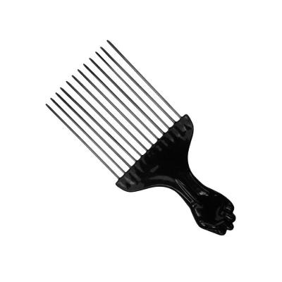 Pente Garfo Afro Desembaraço Fácil para Modelar e Desembaraçar Cabelos Crespos World Barber