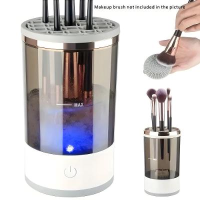 Limpador de Pincéis de Maquiagem USB com Secagem Rápida e Limpeza Profunda Preto Utimix