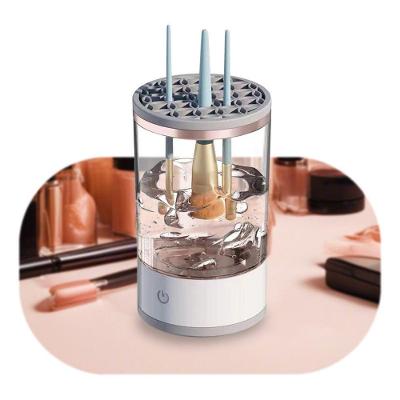 Limpador de Pincel de Maquiagem Elétrico HZ-001 Automático com Esterilização UV Transparente OEM