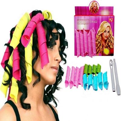 Kit Modelador de Cachos Magic Leverag para Cabelo com Rolinhos Espirais Reutilizáveis Yeet
