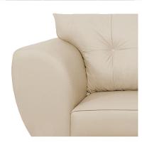 Sofá 2 Lugares Tulipa Suede - Amarena Móveis Bege - 3