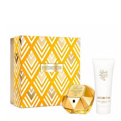 Kit Lady Million Feminino Eau de Parfum Floral Frutado 80ML Paco Rabanne