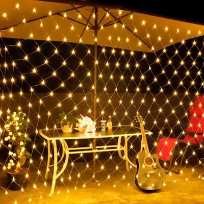 Pisca Rede de Natal Cortina Rede 320 LED 5m X 80cm 8 Funções Branco OEM