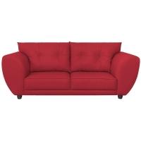 Sofá 2 Lugares Tulipa Suede - Amarena Móveis Vermelho