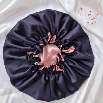 Touca de Cetim Dupla Face Antifriz Lançamento Luxo Tamanho Único 40 cm para Cabelos OEM