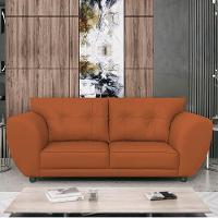 Sofá 2 Lugares Tulipa Suede - Amarena Móveis Terracota - 1