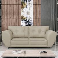 Sofá 2 Lugares Tulipa Sintético - Amarena Móveis Bege - 1