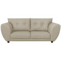 Sofá 2 Lugares Tulipa Sintético - Amarena Móveis Bege