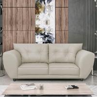 Sofá 2 Lugares Tulipa Linho - Amarena Móveis Bege - 1