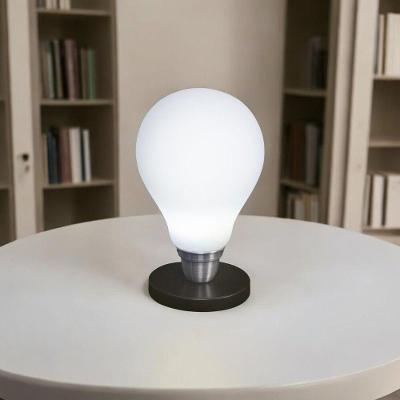 Luminária de Mesa Lâmpada 3D de Mesa Branca com Base Bivolt para Decoração e Leitura Branco