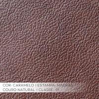 Sofá 2 Lugares Sala de Estar 150cm Milão Couro Caramelo Gran Belo - 8