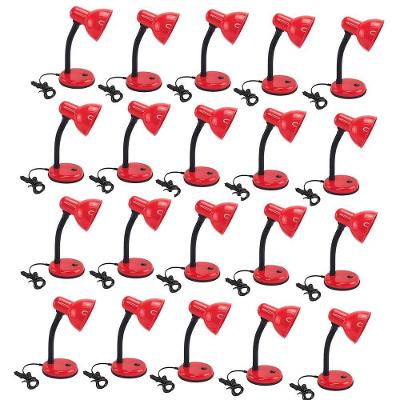 Kit 20 Luminárias de Mesa COPA Articulável Bivolt Vermelho AB Mídia