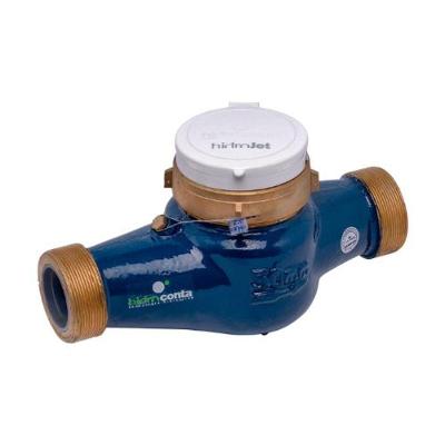 Hidrômetro Metálico Multijato Pré-Equipado Dn20 3/4 Polegada Hidrojet