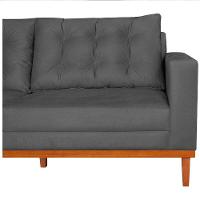 Sofá 2 Lugares Dubai Linho Chumbo - 3