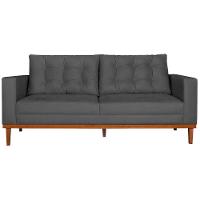 Sofá 2 Lugares Dubai Linho Chumbo - 7