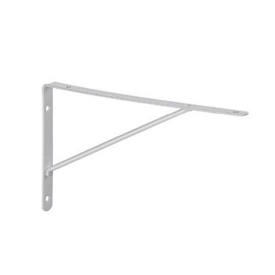 Cantoneira Mão Francesa Leve 30cm para Estante Branco Multivisão