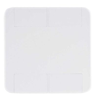 Placa Cega 4x4 Aria para Acabamento Impecável em Parede Branco Tramontina