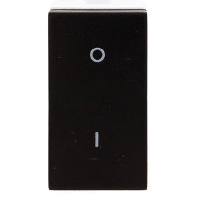 Módulo Interruptor Bipolar Simples EKP-31000-14 Preto Fosco Linha Ekron Dicompel