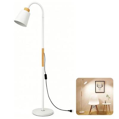 Luminária de Piso LPF001 Articulada Flexível Bivolt Branco AB Mídia
