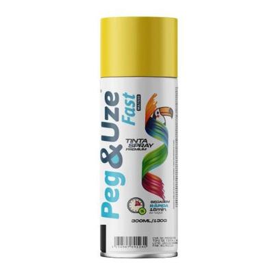 Spray Uso Geral Peg & Uze para Reparos e Montagens Amarelo Chesiquímica