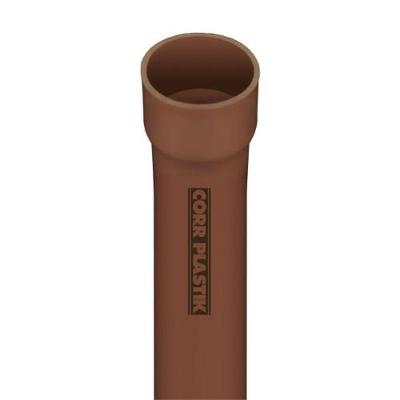 Tubo Soldável 25mm para Encanamentos e Esgotos Marrom Uso Interno e Externo Corr Plastik
