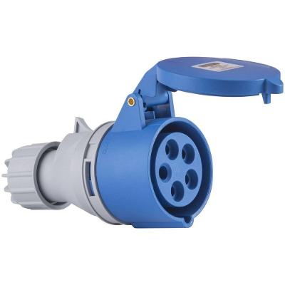 Tomada De Acoplamento Industrial 3p+n+t Tramontina 16 A 220-250 V 9 H Ip44 Tramontina
