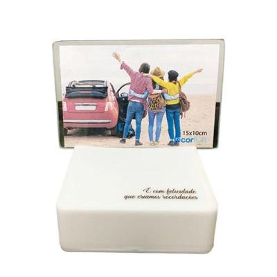 Luminária Mini Box Retrato Felicidades e Recordações com porta-retrato 10x15CM e LED Integrado