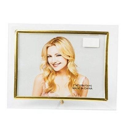 Porta-retrato 181833 Horizontal de Vidro 10X15CM com Transparência Elegante Transparente Rio Tijucas