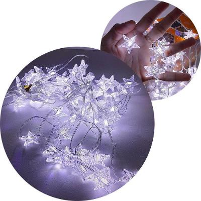 Pisca Cortina Natalino Estrelinhas 80 LED 3x1m Bivolt para Decoração Branco